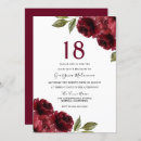 Search for elegant 18th birthday invitations Flowers