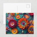 Search for floral paper postcards Flower