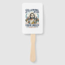 Search for church hand fans Jesus