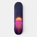 Search for 80s neon skateboards Synthwave