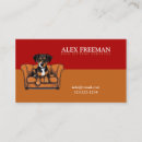 Search for sofa business cards Dog