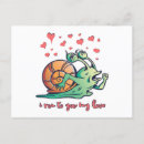 Search for love snails postcards Cartoon