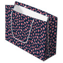 Search for pink and navy gift bags Girly
