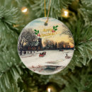 Search for horse and sleigh christmas tree decorations Vintage