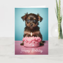 Search for cute dog birthday cards Puppy