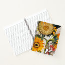 Search for orange sunflower notebooks Nature