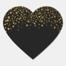 Search for confetti wedding stickers Gold foil