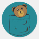 Search for funny bear cartoon stickers Cute