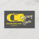 Search for car paint business cards Auto body shop
