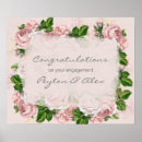 Search for engagement congratulations posters Elegant