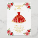 Search for red gown invitations Quince