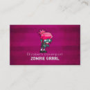 Search for undead business cards Horror