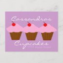 Search for bakery business postcards Cupcakes
