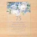 Search for dusty blue floral invitations Flowers