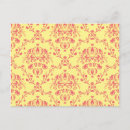 Search for floral damask postcards Pattern
