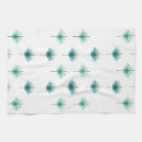 Search for turquoise and white tea towels Mid century modern