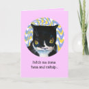 Search for funny cat birthday cards From the cat