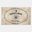 Search for ingredient stickers Witch