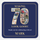 Search for 70 birthday stickers Typography
