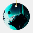 Search for science fiction christmas tree decorations Teal