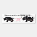 Search for wild animals bumper stickers africa