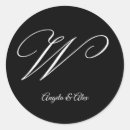 Search for ornate letter w stickers Black