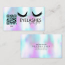 Search for eyelash business cards Holographic