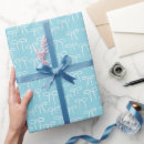 Search for blue pale wrapping paper Baby boy