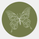 Search for ornate butterfly stickers Green