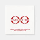 Search for company logo napkins Branded