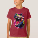 Search for funny dinosaur kids tshirts Watercolor