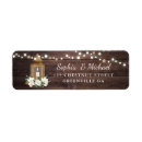 Search for magnolia return address labels Rustic