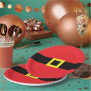 Search for funny christmas paper plates Black