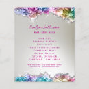 Search for iridescent flyers Beauty salon