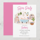 Search for adult spa party invitations For her