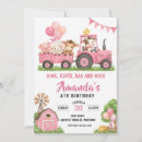 Search for pink farm invitations Girl farm party