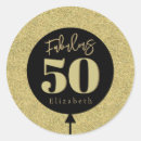 Search for fifty years stickers Typography script