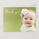 Search for 1st birthday thank you postcards Baby girl