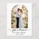 Search for just married postcards Minimalist