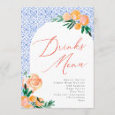 Search for drink menus Watercolor