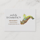 Search for exotic animal business cards Elegant
