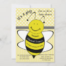Search for funny bee invitations Modern