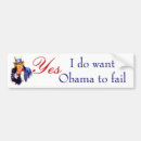 Search for fail bumper stickers Obama