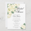 Search for floral bouquet bridal shower invitations Roses