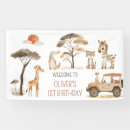 Search for safari birthday banners Boy 1st birthday