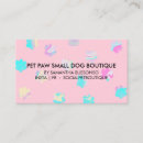 Search for dog paw print business cards Pink