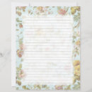 Search for rose stationery paper Lined