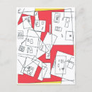 Search for simple design postcards Illustration