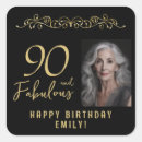 Search for 90 birthday stickers Elegant