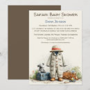 Search for baby safari invitations Watercolor safari animals